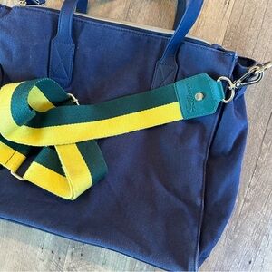 Erin Condren Planner Canvas Tote Bag in Navy Blue